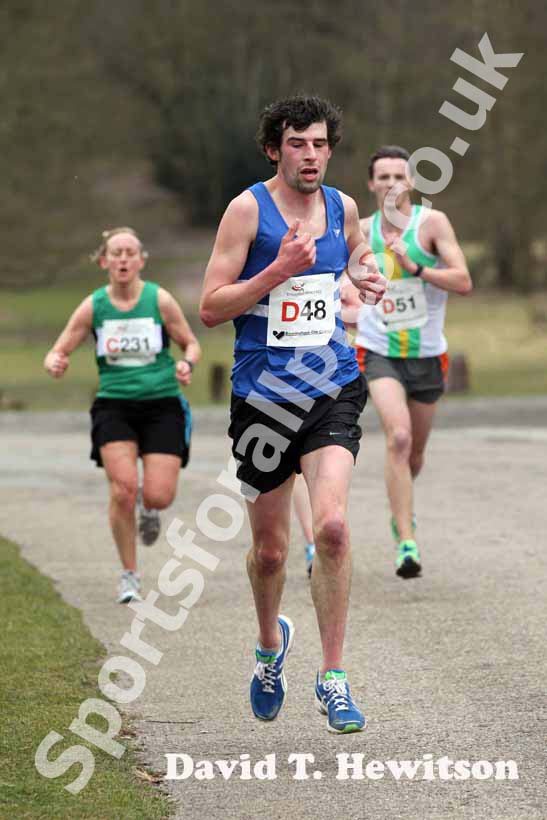 Thomas Straughan (Morpeth) during the National Mens12 Stage Relay.